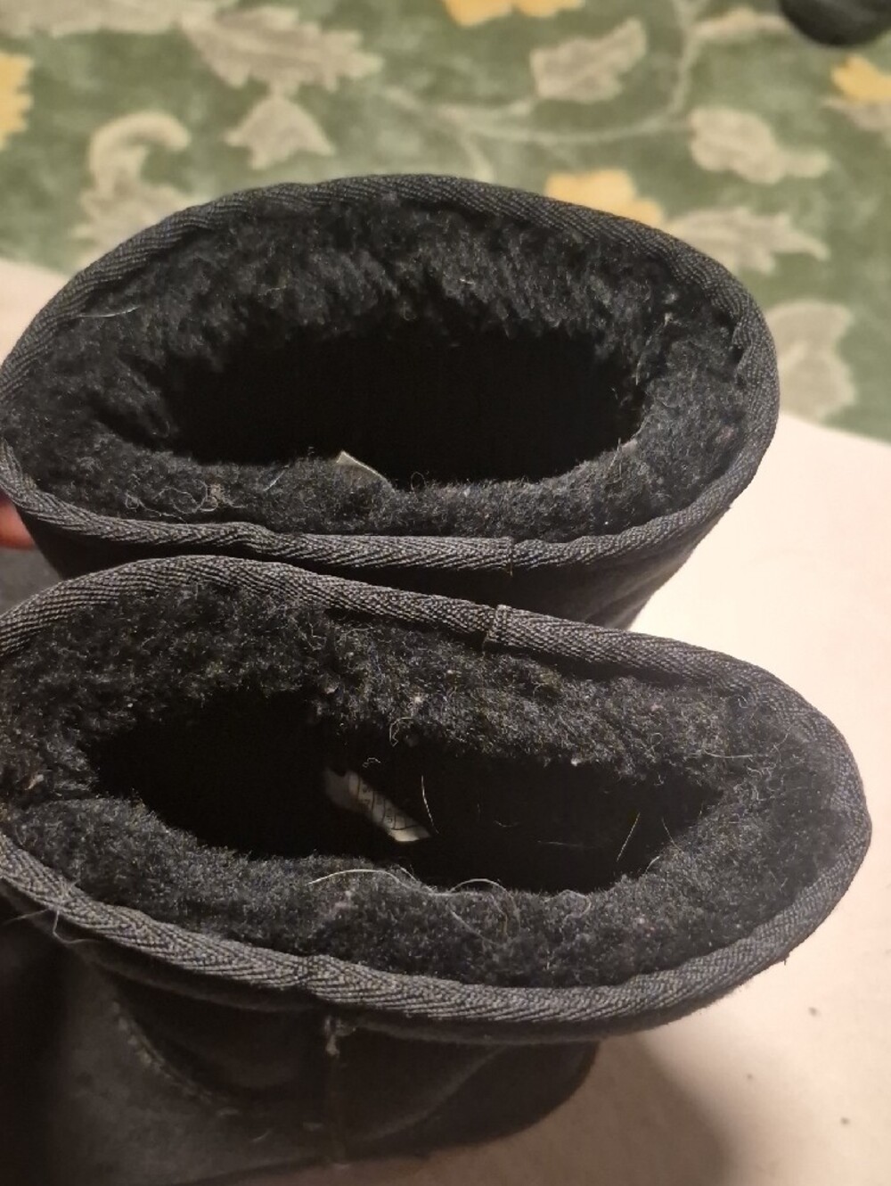 UGG Black Shearling-Lined Classic Short Boots - Picture 7 of 7